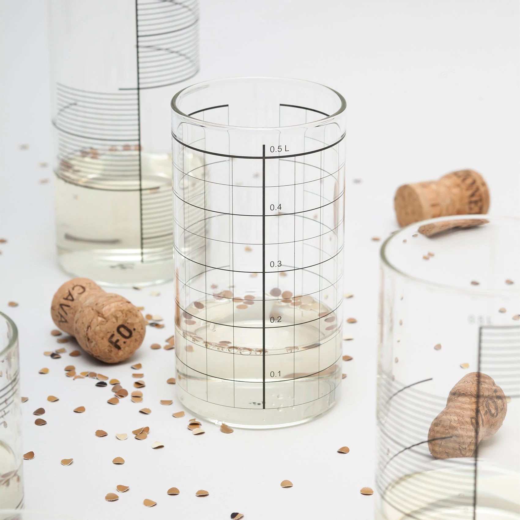 Borosilicate glasses 0.5L (Mix set of 4) — Photo 4