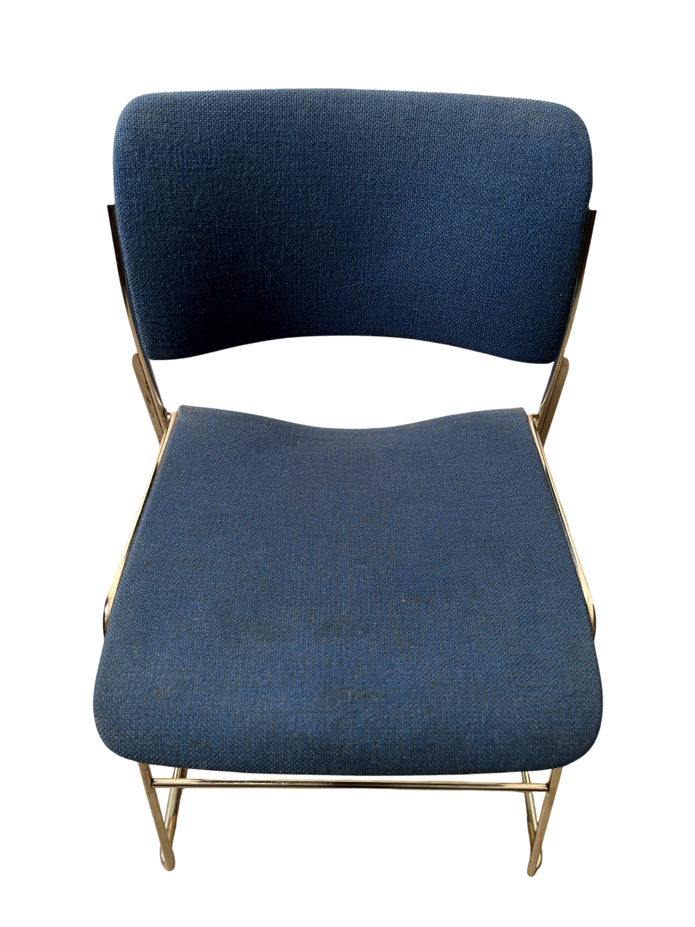 40/4 Chair by David Rowland (fabric blue) — Photo 4