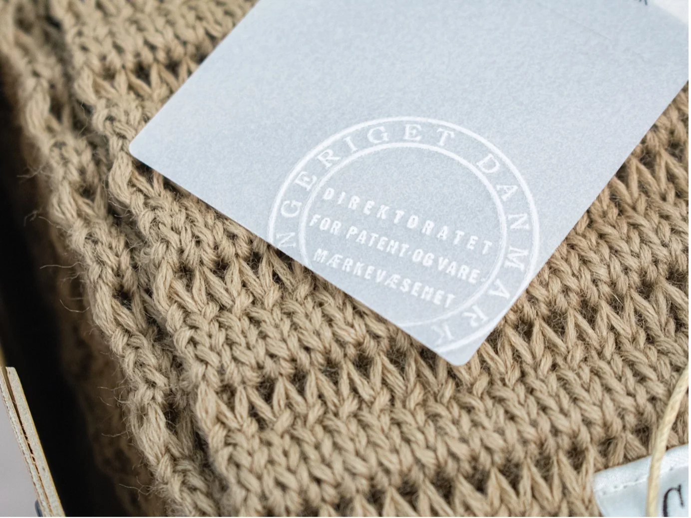 S.N.S. Herning GENUINE blanket_pale camel — Photo 6