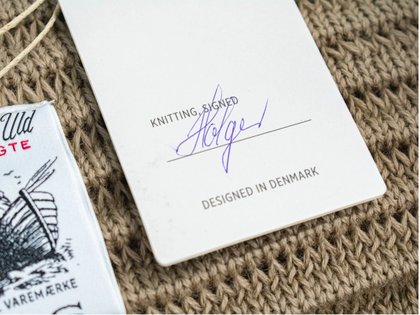 S.N.S. Herning GENUINE blanket_pale camel — Photo 7
