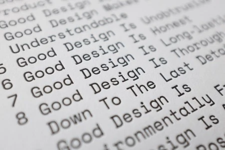 Dieter Rams "10 Principles" Limited-Edition Letterpress Print (300gsm) — Photo 3