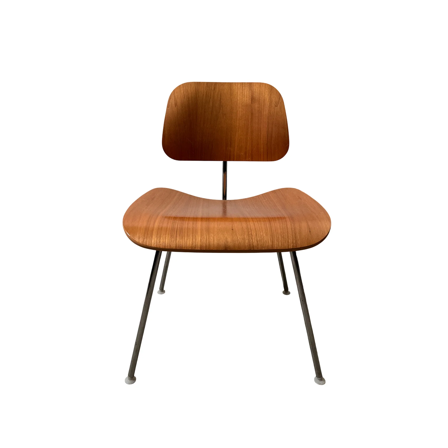 DCM Plywood Chair by Charles & Ray Eames (Walnut/Chrome base) — Photo 2