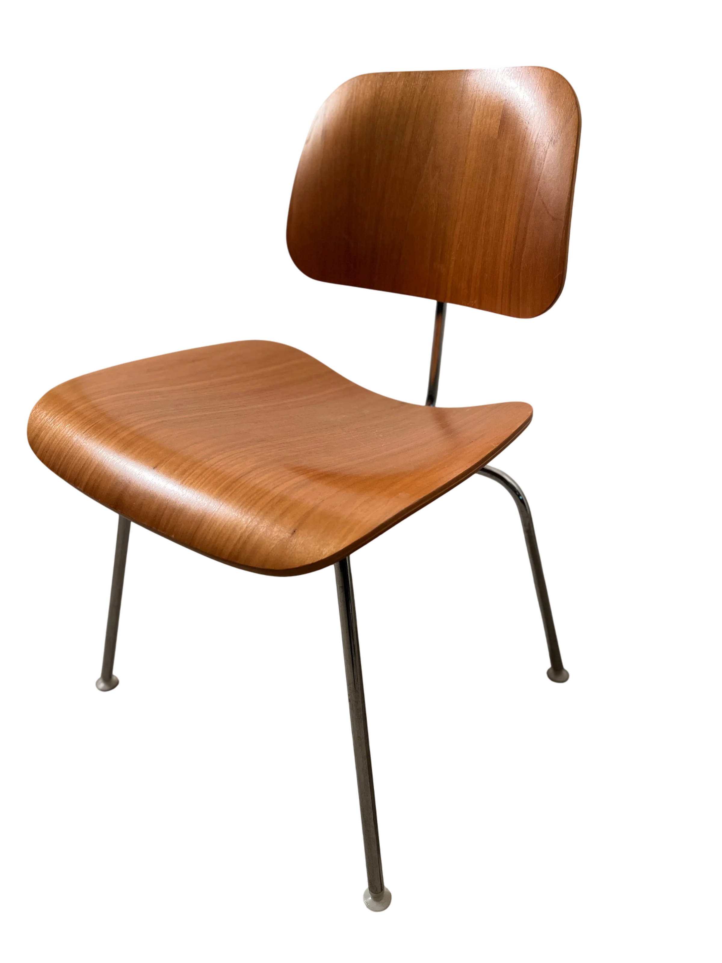 DCM Plywood Chair by Charles & Ray Eames (Walnut/Chrome base) — Photo 3
