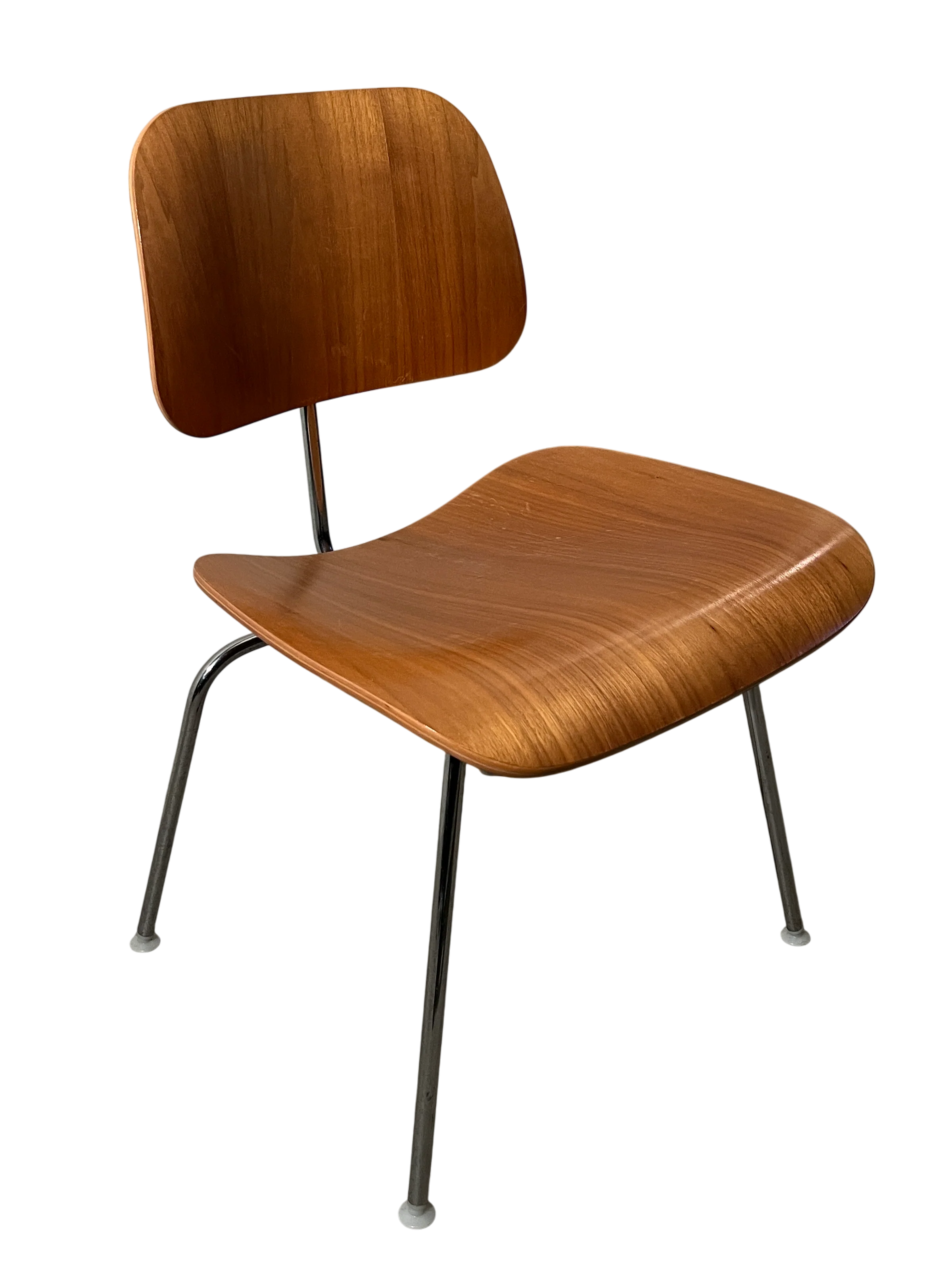 DCM Plywood Chair by Charles & Ray Eames (Walnut/Chrome base) — Photo 4
